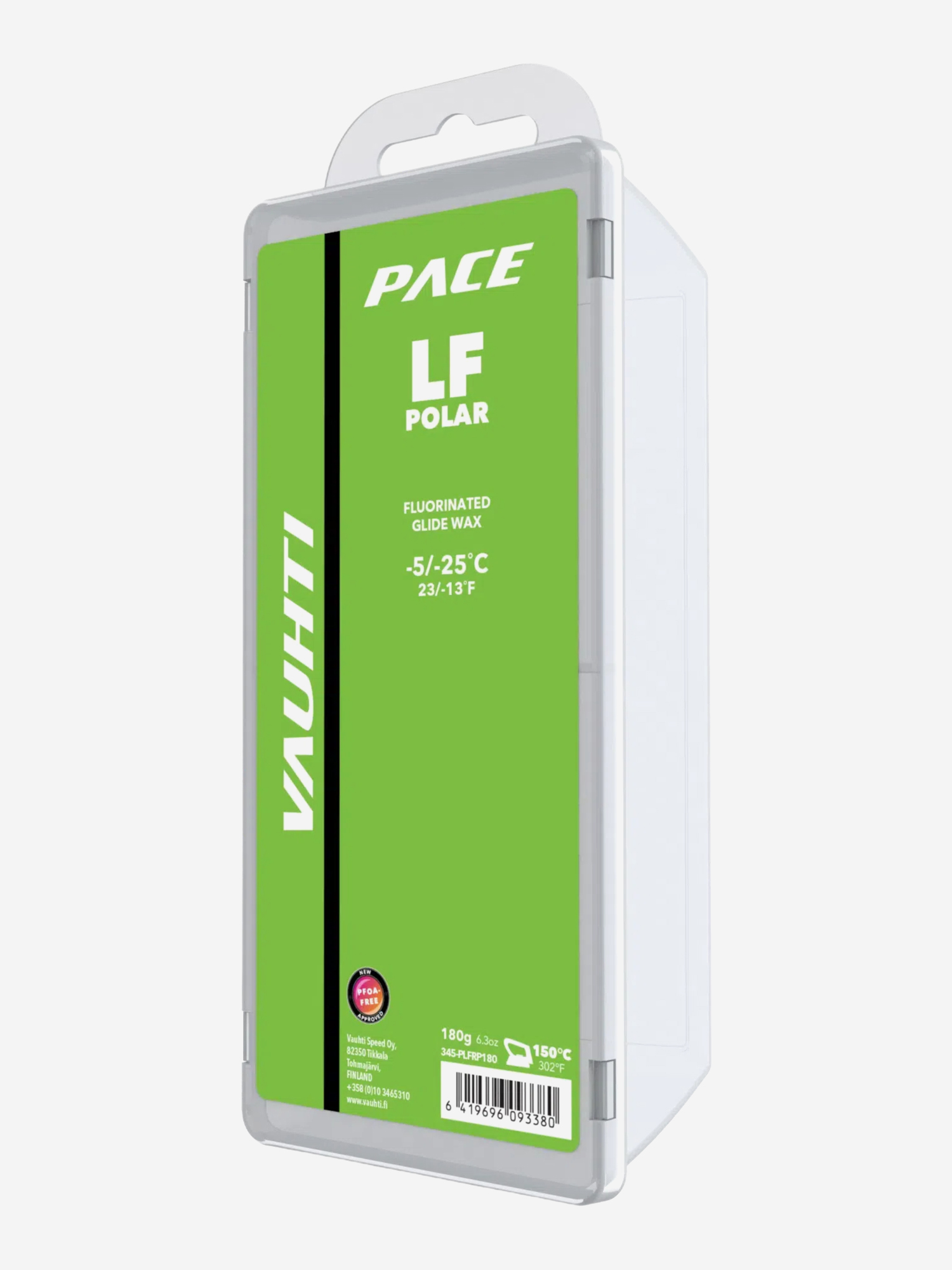 Парафин VAUHTI LF POLAR -5/-25 180 г.  EV345-PLFRP